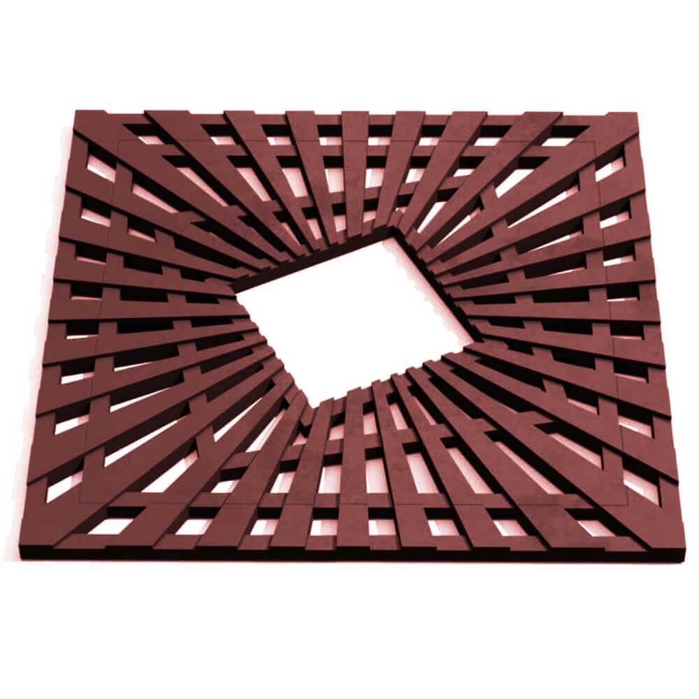 Приствольная решетка для дерева ZKING ATMOSPHERE 1.2х1.2м Коричневая Гулькевичи фото