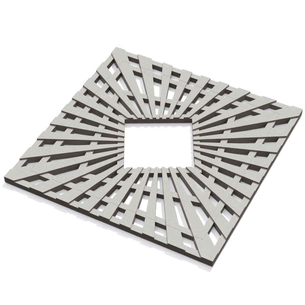 Приствольная решетка для дерева ZKING ATMOSPHERE 1.2х1.2м Бежевая в Гулькевичах фото