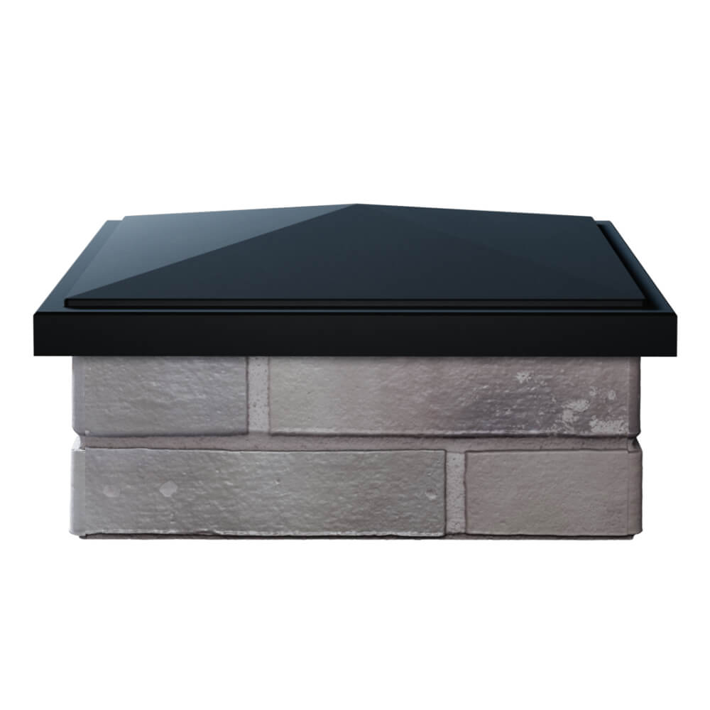 Колпак Zking БонаМоно Черный на столб 1.5х1.5 кирпича (385х385, 400х400мм) Гулькевичи фото