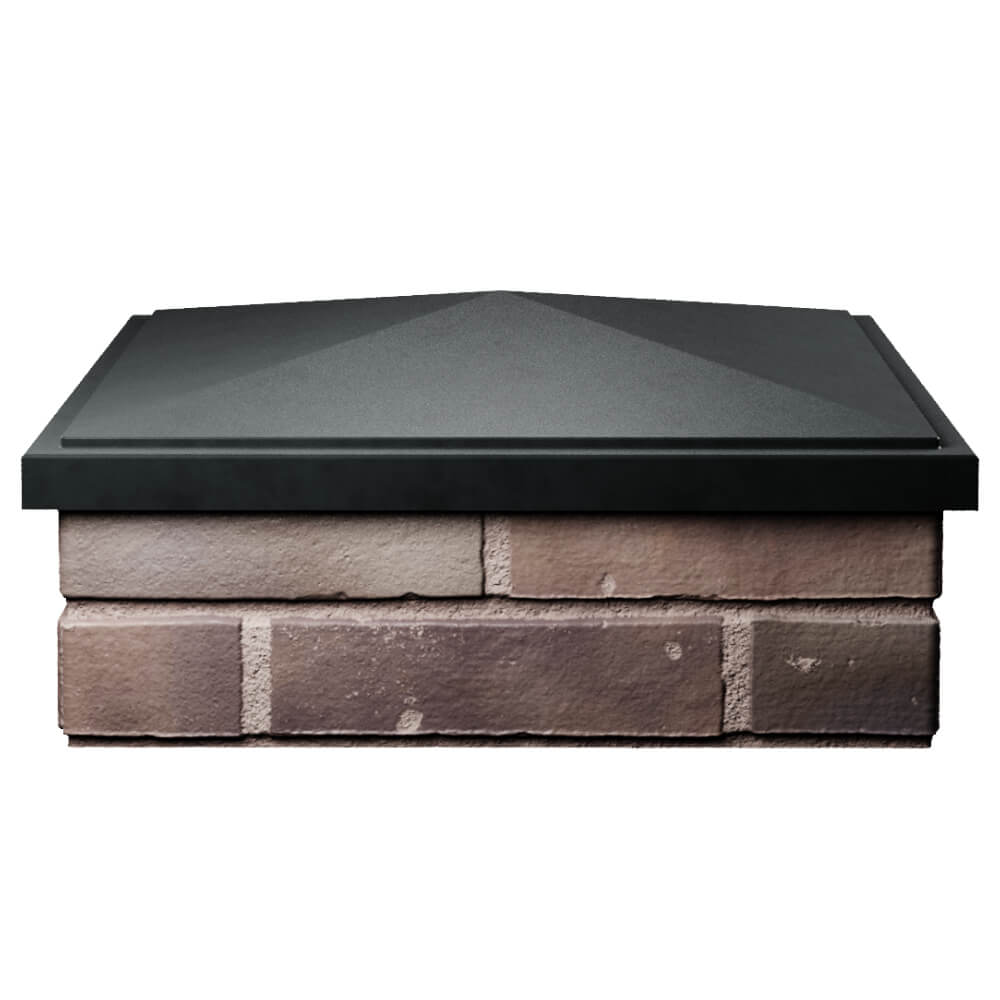 Колпак Zking БонаМоно Черный на столб 2х2 кирпича (515х515, 530х530мм) Гулькевичи фото