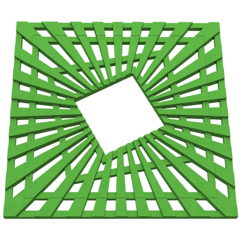 Приствольная решетка для дерева ZKING ATMOSPHERE 1.2х1.2м Зеленая в Гулькевичах фото