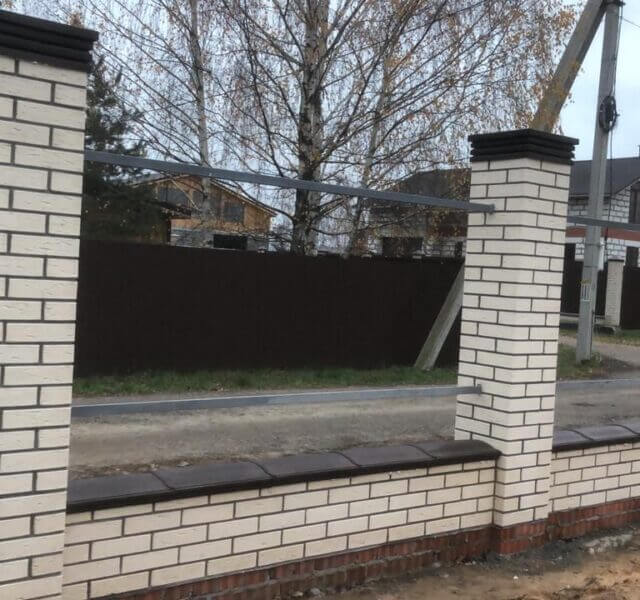 Колпак Zking Бона ХайТек Коричневый на столб 1.5х1.5 кирпича (385х385мм) в Гулькевичах фото