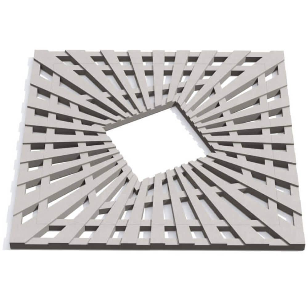 Приствольная решетка для дерева ZKING ATMOSPHERE 1.2х1.2м Бежевая Гулькевичи фото