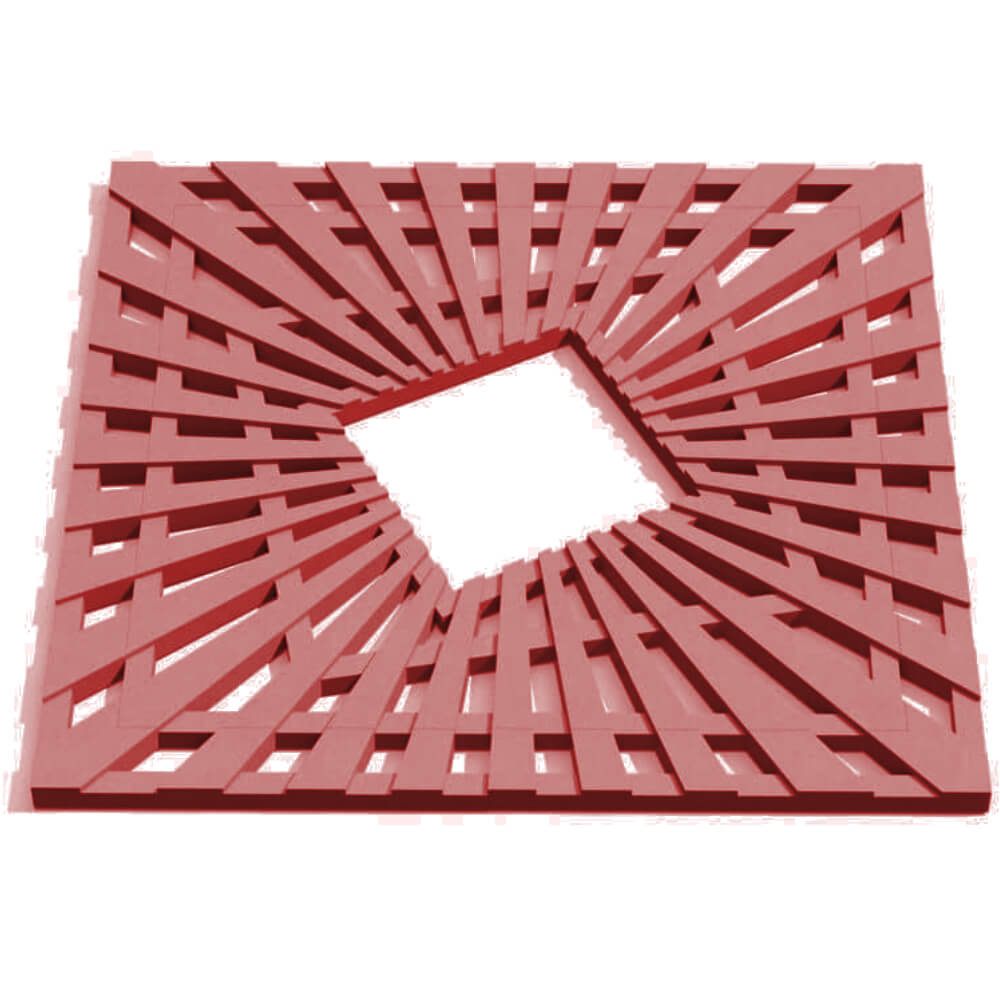 Приствольная решетка для дерева ZKING ATMOSPHERE 1.2х1.2м Красная Гулькевичи фото