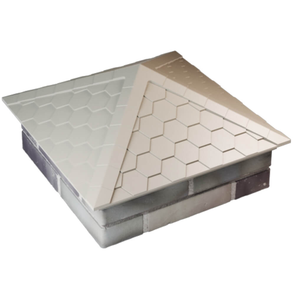 Колпак Zking Эверест Бежевый на столб 2х2 кирпича (535х535мм) Гулькевичи фото