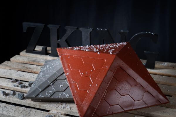 Колпак Zking Эверест Красный на столб 1.5х1.5 кирпича (390х390мм) в Гулькевичах фото