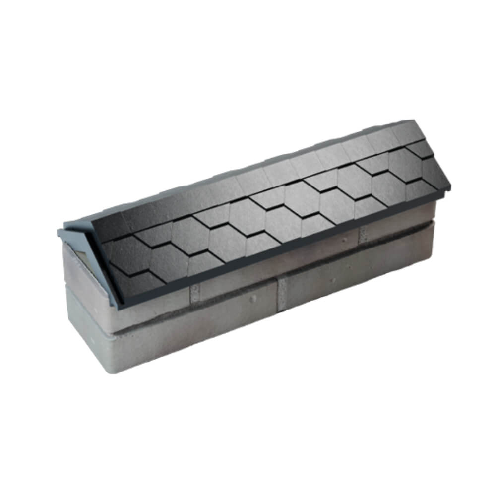 Парапет Zking Эверест Черный с посадкой на 0.5 кирпича (130мм) в Гулькевичах фото