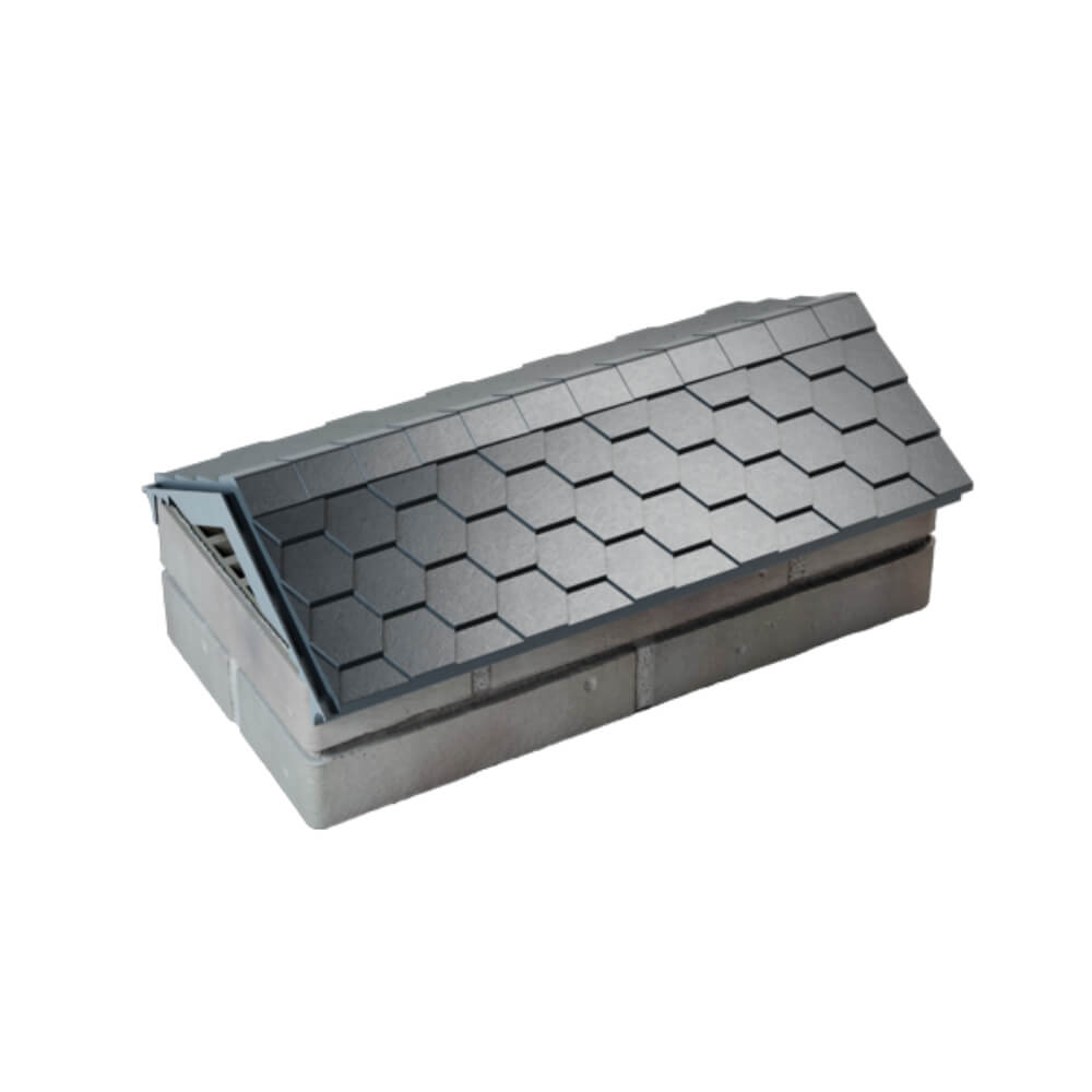 Парапет Zking Эверест Серый с посадкой на 1 кирпич (200/225/255мм) в Гулькевичах фото