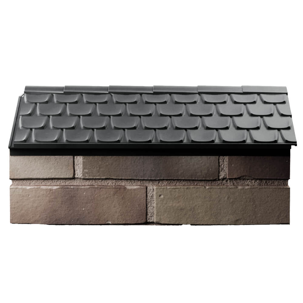 Парапет Zking Эльбрус Серый с посадкой на 1 кирпич (255мм) в Гулькевичах фото