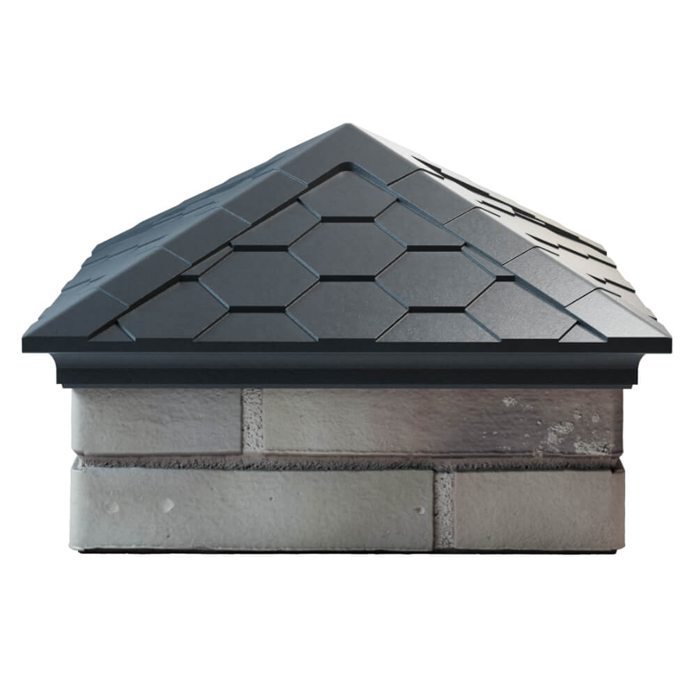 Колпак Zking Эверест Серый на столб 1.5х1.5 кирпича (390х390мм) Гулькевичи фото