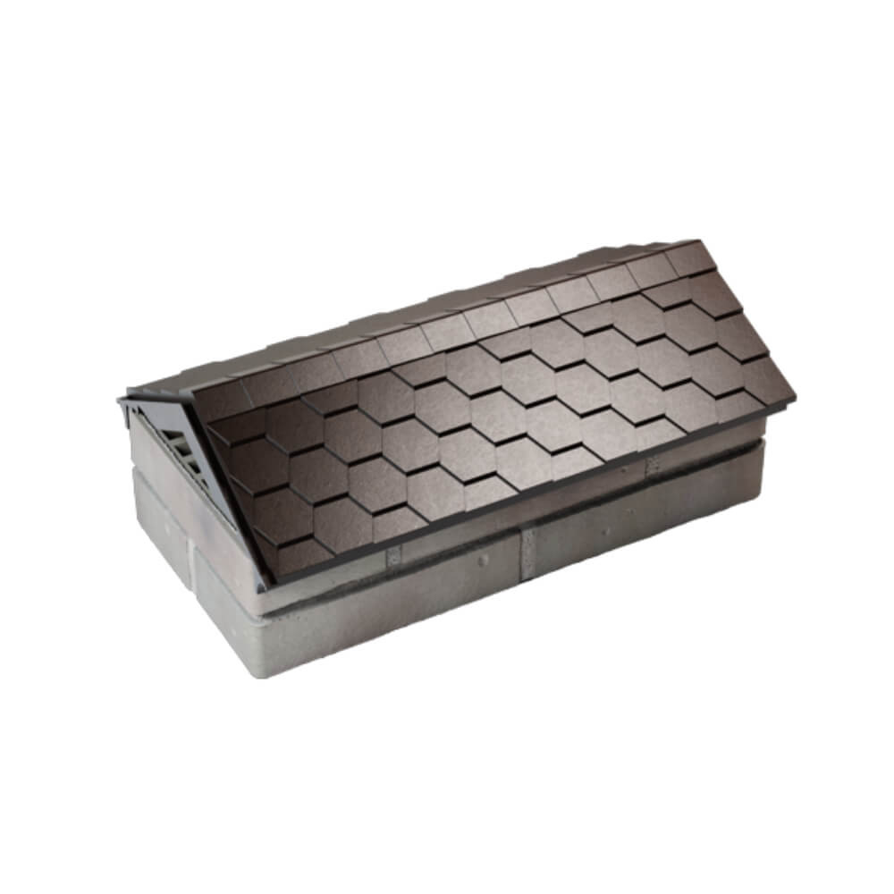 Парапет Zking Эверест Коричневый с посадкой на 1 кирпич (200/225/255мм) в Гулькевичах фото