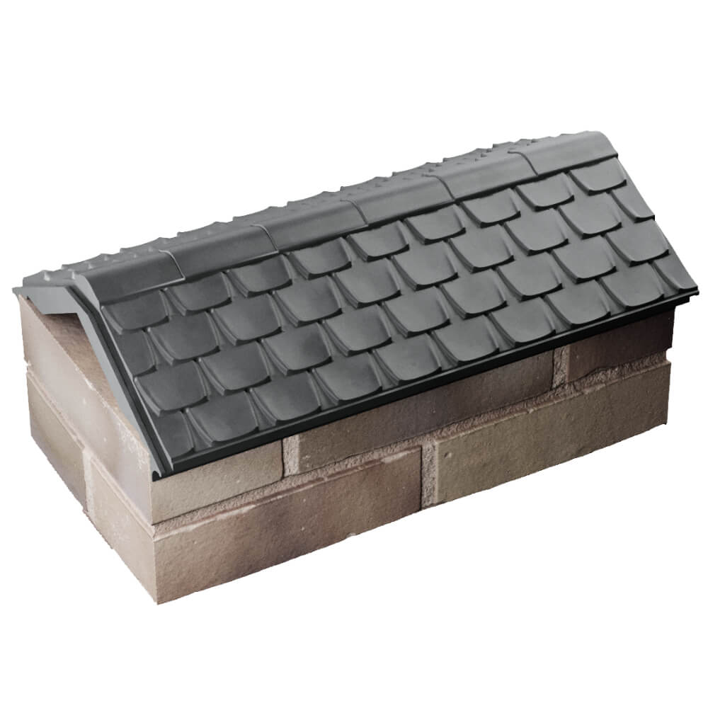 Парапет Zking Эльбрус Серый с посадкой на 1 кирпич (255мм) в Гулькевичах фото