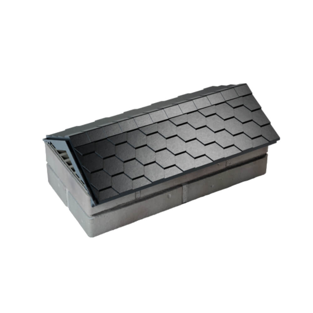 Парапет Zking Эверест Черный с посадкой на 1 кирпич (200/225/255мм) в Гулькевичах фото