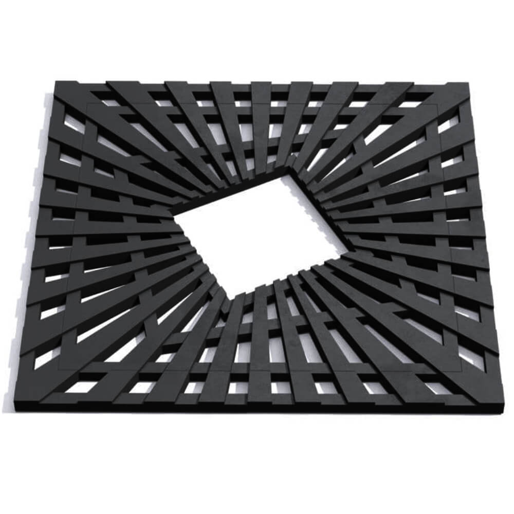 Приствольная решетка для дерева ZKING ATMOSPHERE 1.2х1.2м Черная Гулькевичи фото