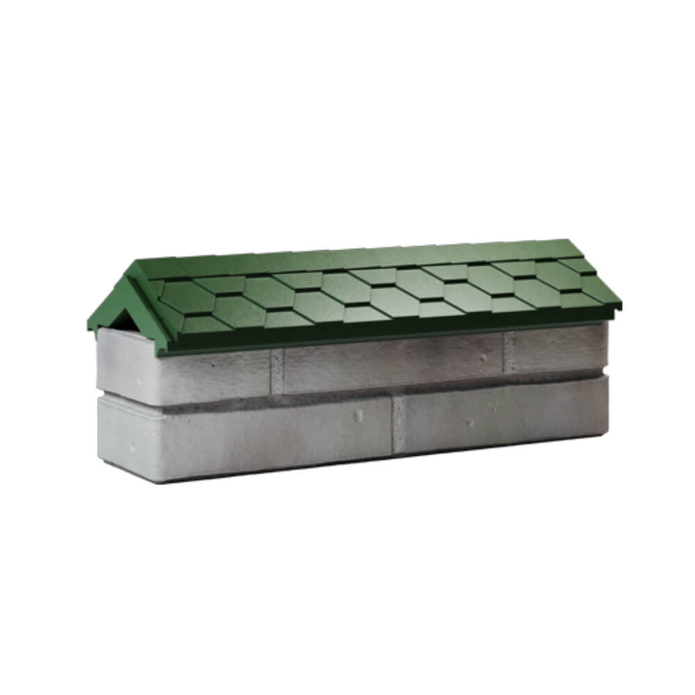 Парапет Zking Эверест Зеленый с посадкой на 0.5 кирпича (130мм) Гулькевичи фото