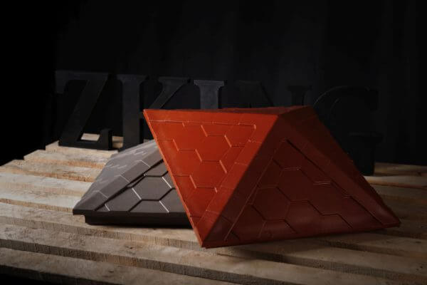 Колпак Zking Эверест Красный на столб 1.5х1.5 кирпича (390х390мм) в Гулькевичах фото