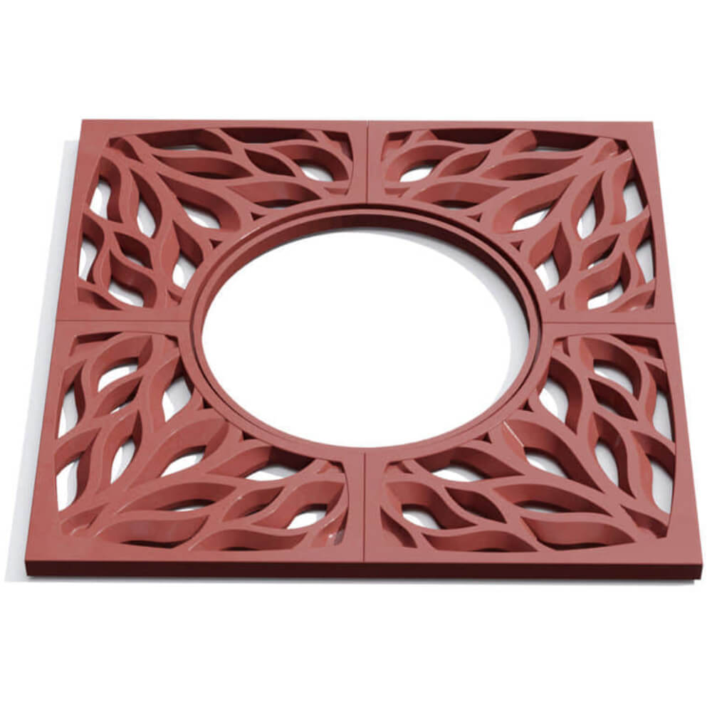 Приствольная решетка для дерева ZKING CRUST 1.2х1.2м Красная Гулькевичи фото