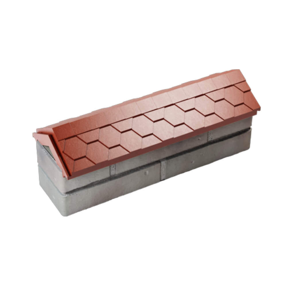 Парапет Zking Эверест Красный с посадкой на 0.5 кирпича (130мм) в Гулькевичах фото