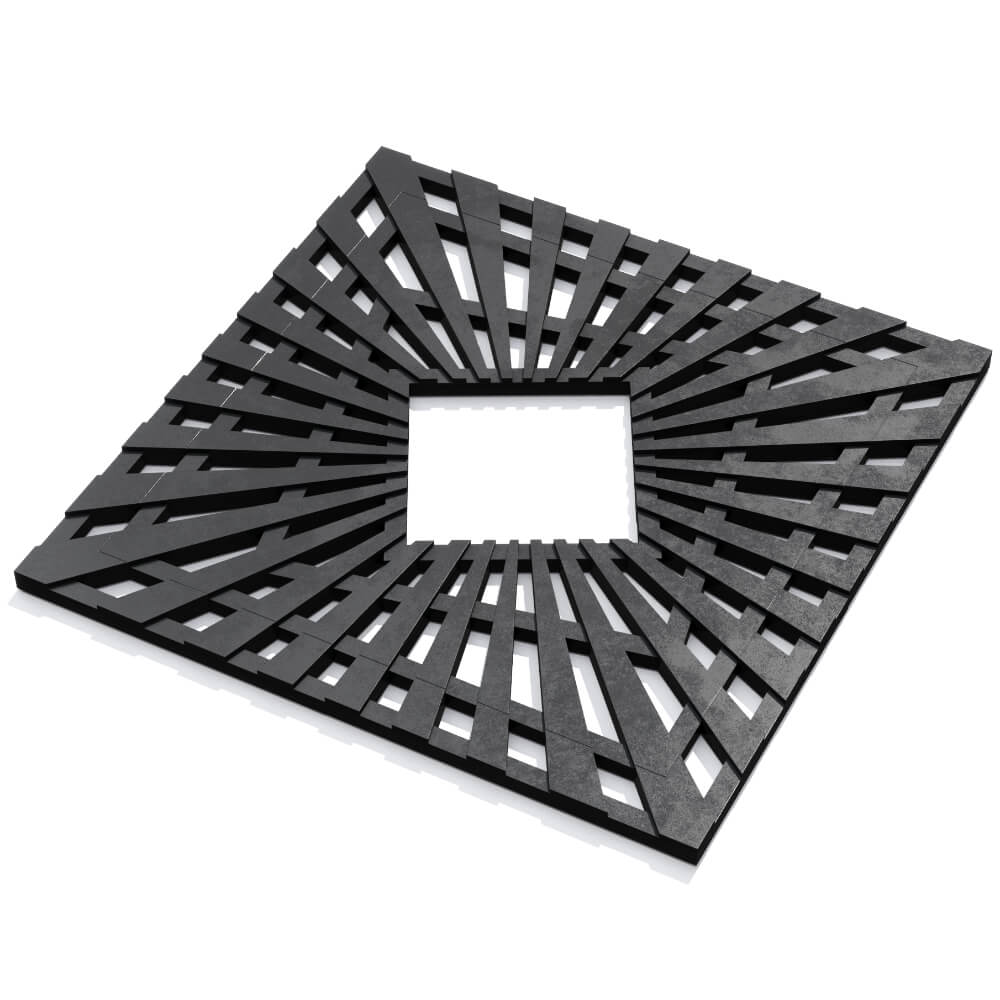 Приствольная решетка для дерева ZKING ATMOSPHERE 1.2х1.2м Черная в Гулькевичах фото