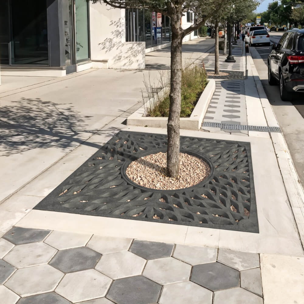 Приствольная решетка для дерева ZKING CRUST 2х2м Черная в Гулькевичах фото