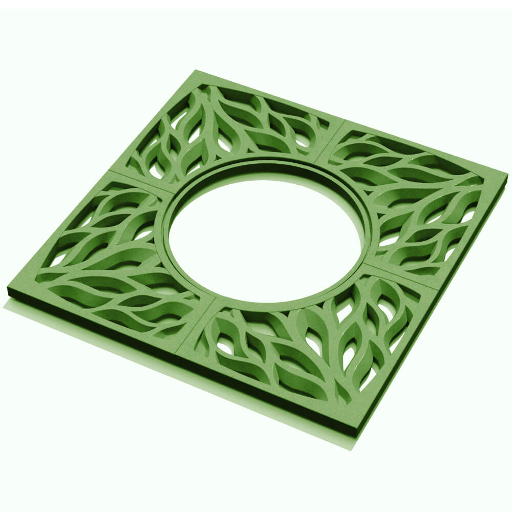 Приствольная решетка для дерева ZKING CRUST 1.2х1.2м Зеленая в Гулькевичах фото