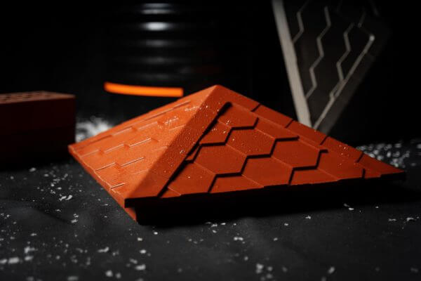 Колпак Zking Эверест Красный на столб 1.5х1.5 кирпича (390х390мм) в Гулькевичах фото